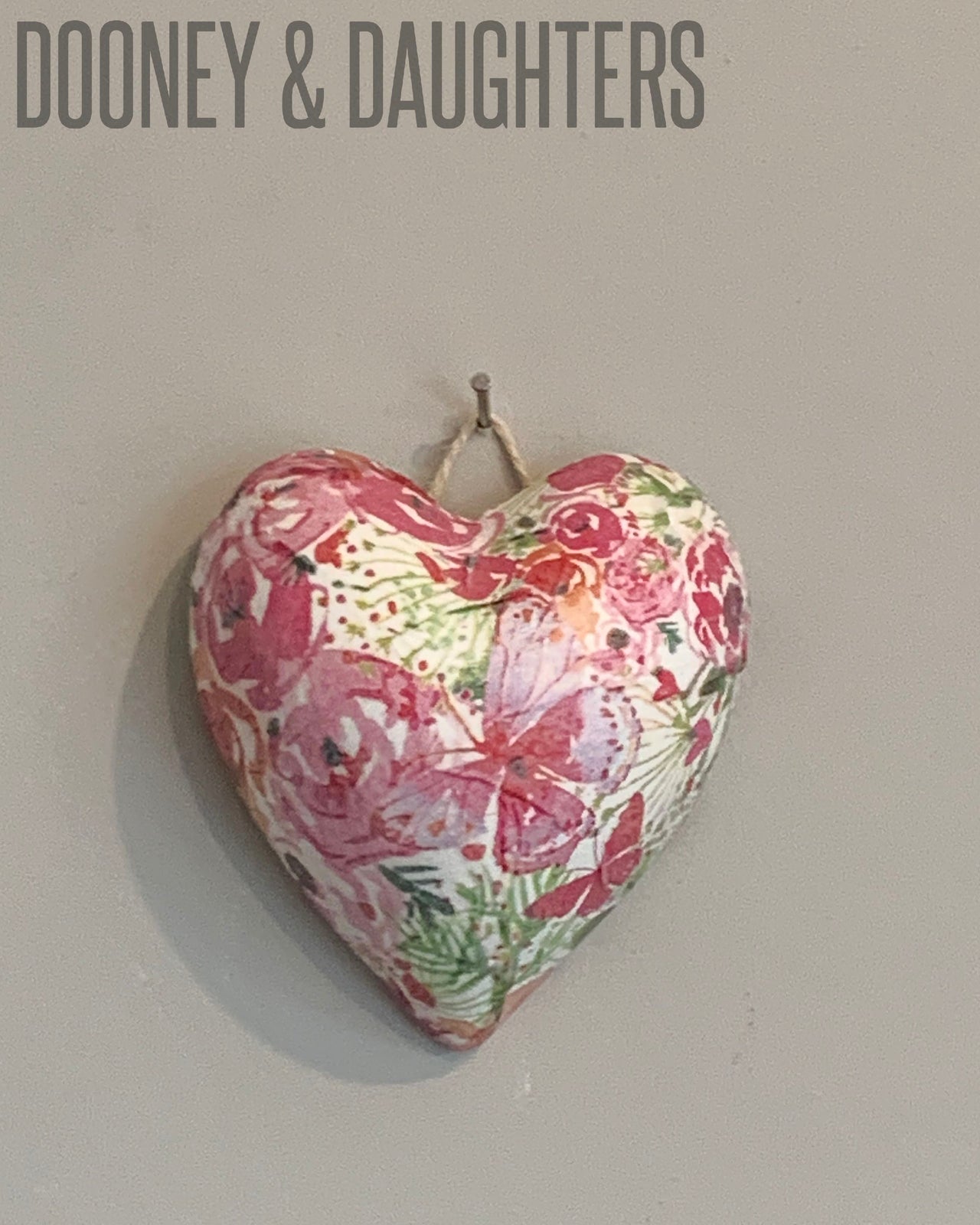 Mini Heart - Rose Floral