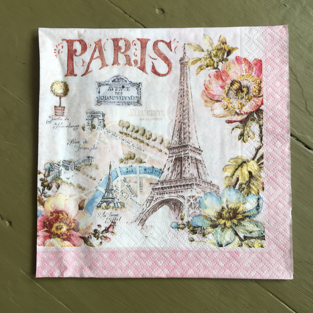 Napkin - Paris Forever