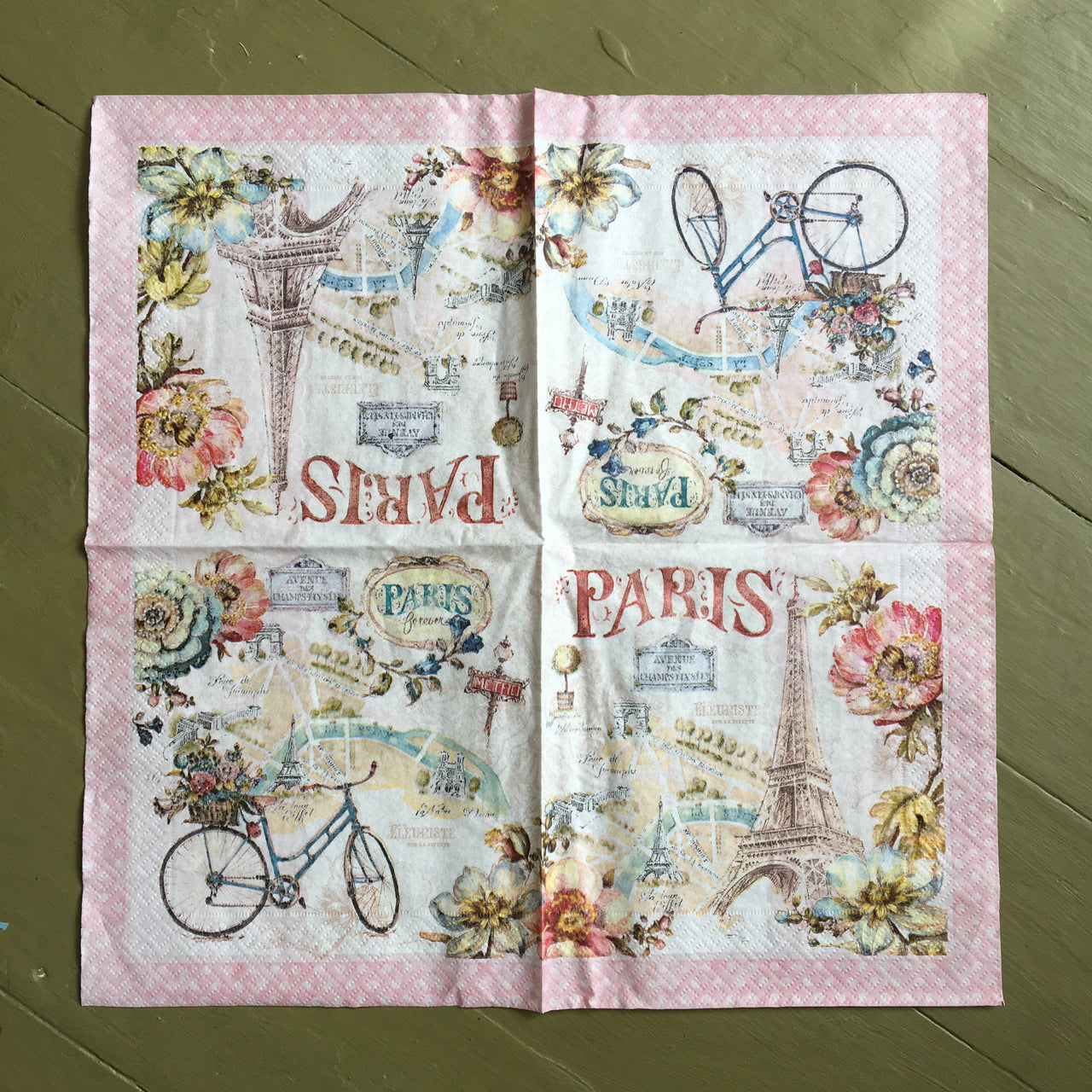 Napkin - Paris Forever
