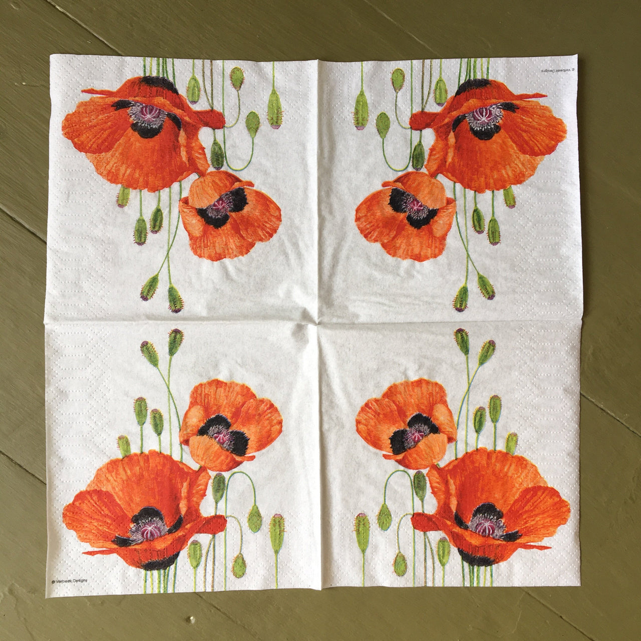 Napkin - Poppies
