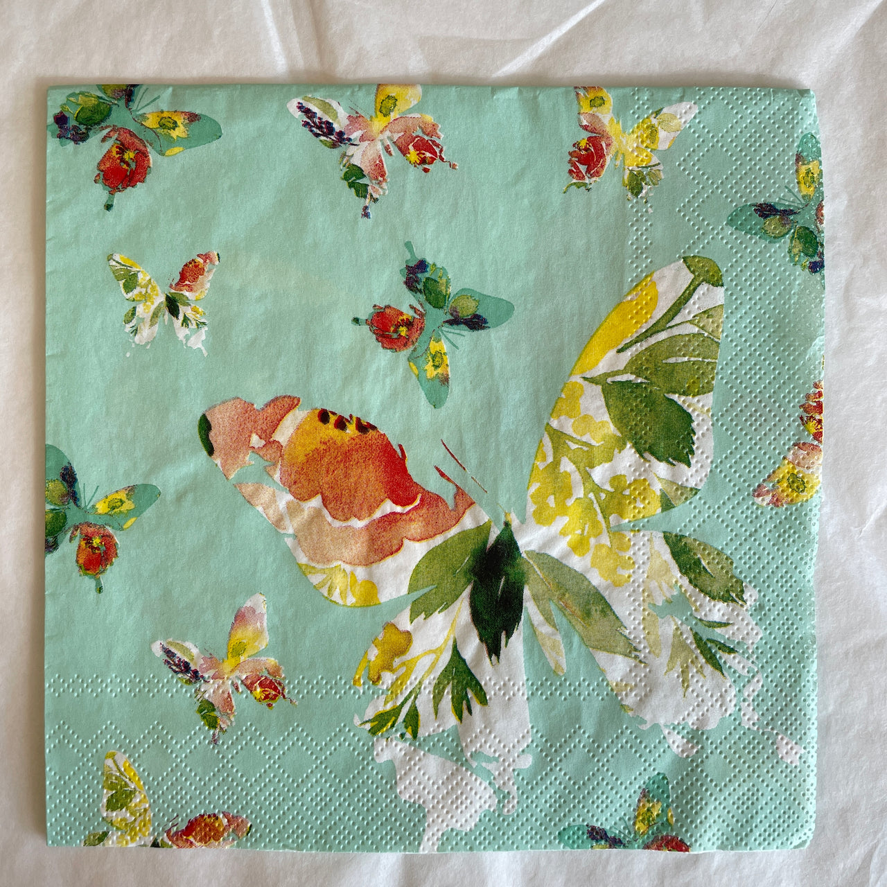 Napkin - Papillon Turquoise