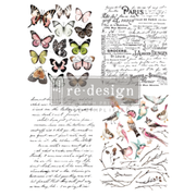 Parisian Butterflies Transfer for ReDesign