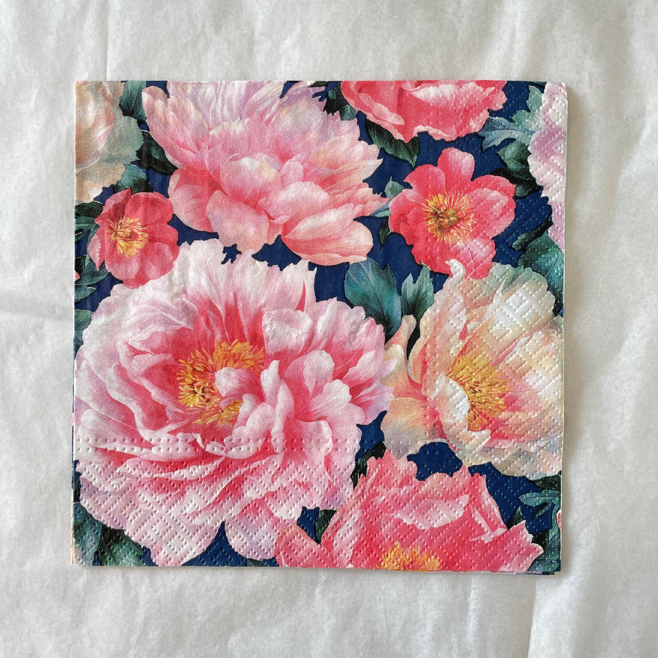 Napkin - Peonies Bloom