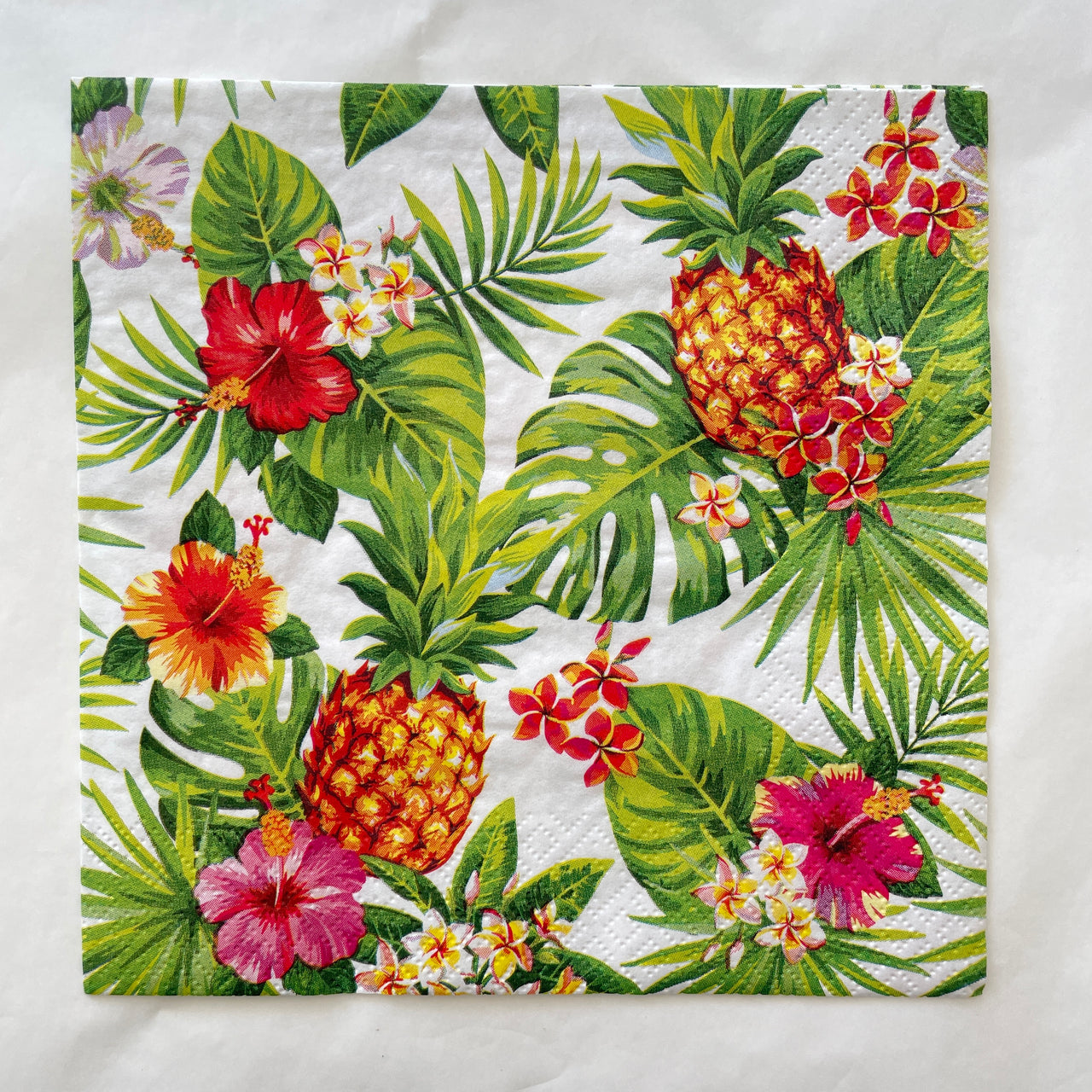 Napkin - Pineapples & Palme Leaves