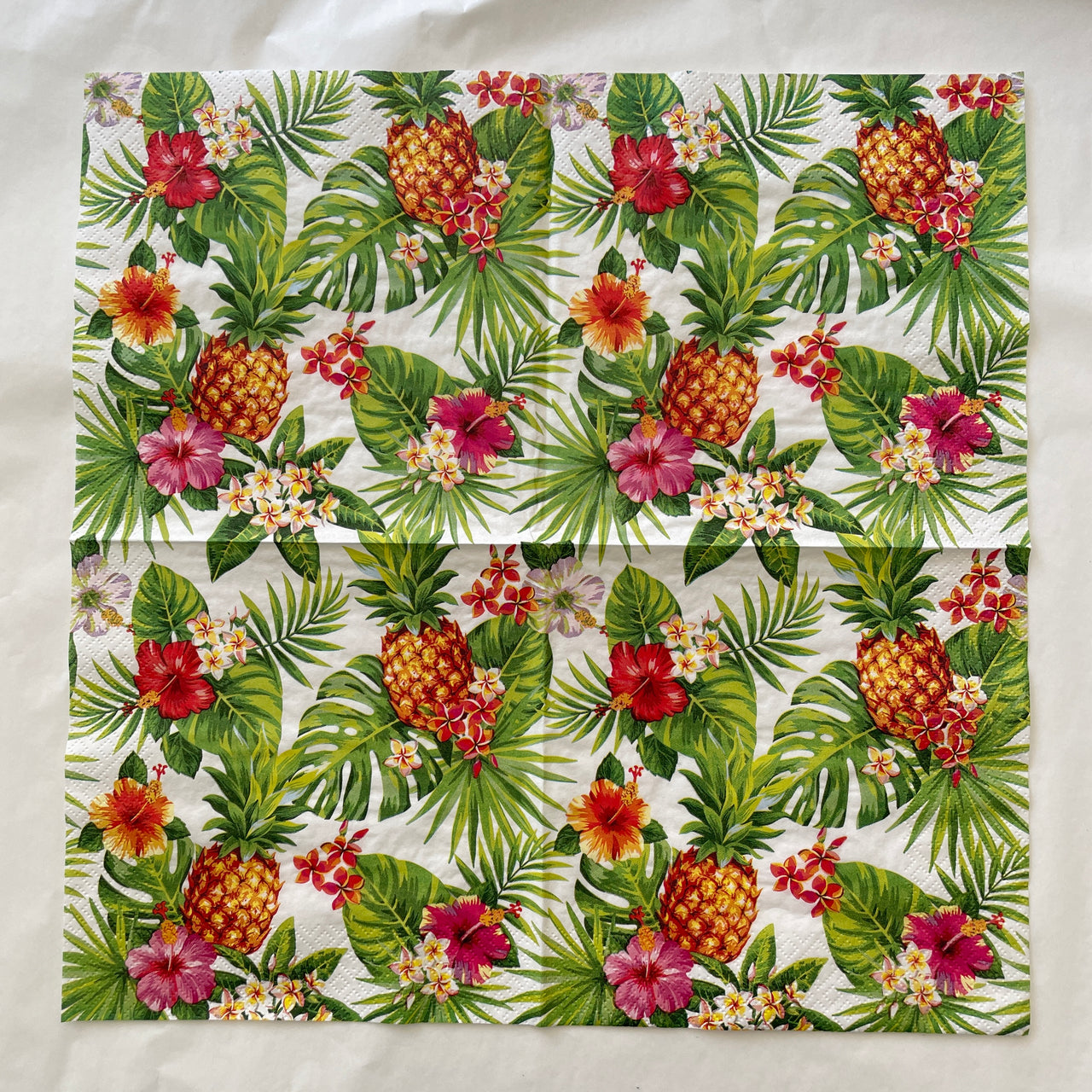 Napkin - Pineapples & Palme Leaves