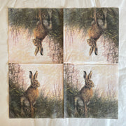 Napkin - Portrait of a Hare