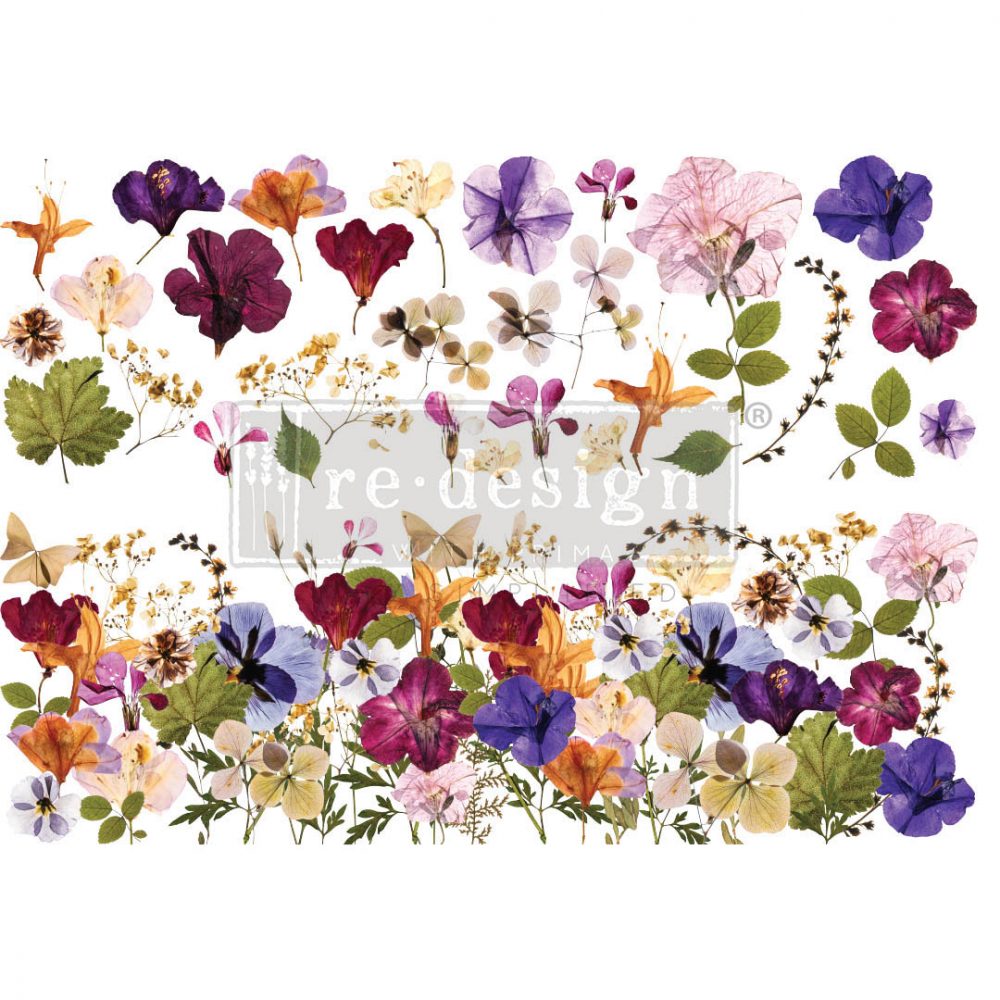 ReDesign Transfer -  Pressed Flowers