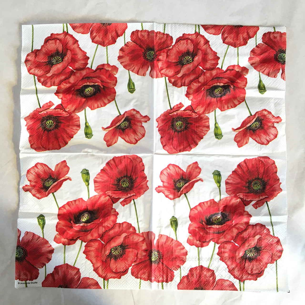 Napkin - Romantic Poppy