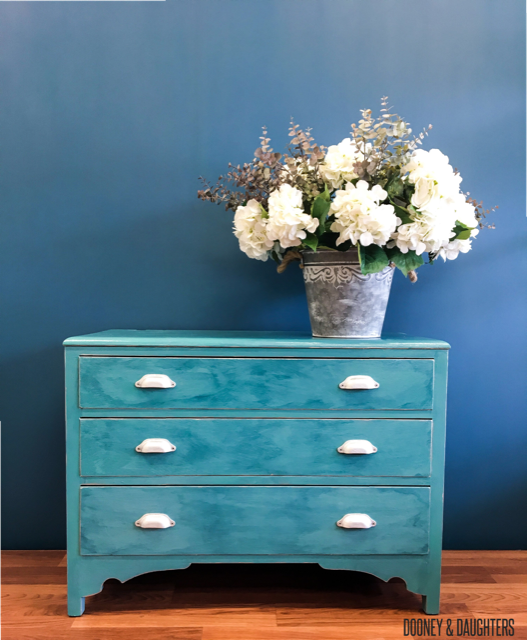 Sea Green Upcycled Drawers