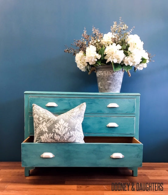 Sea Green Upcycled Drawers