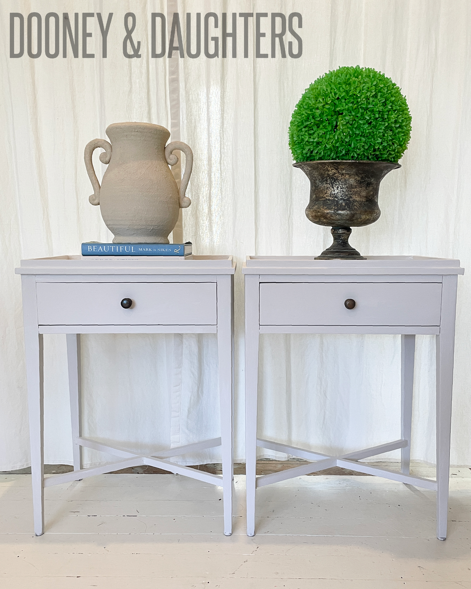 Hamptons Bedside Tables Painted Bedsides Dooney & Daughters