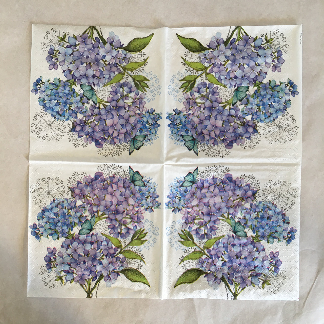 Napkin - Hydrangea Provencale