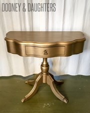 Soft Gold Hall Table