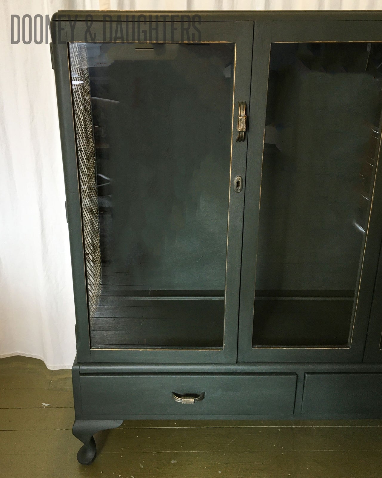 Starling with Brass China Cabinet