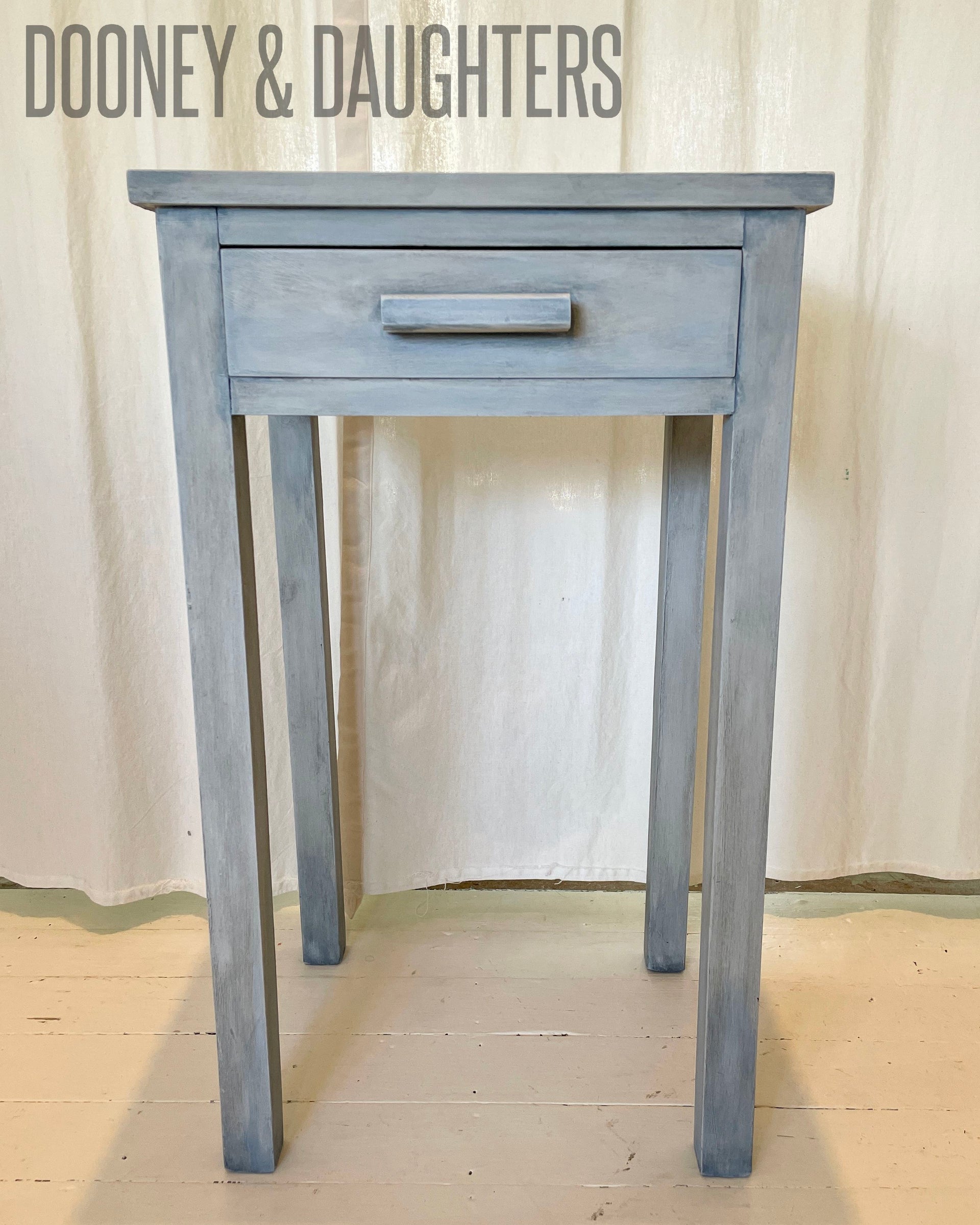 Still Water Grey with Soft Blues Hall Table
