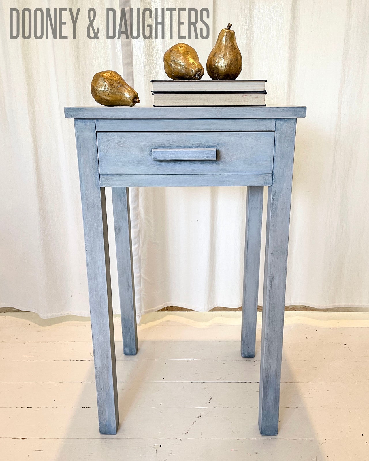 Still Water Grey with Soft Blues Hall Table