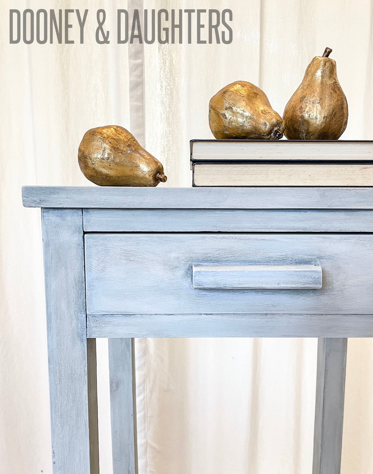 Still Water Grey with Soft Blues Hall Table