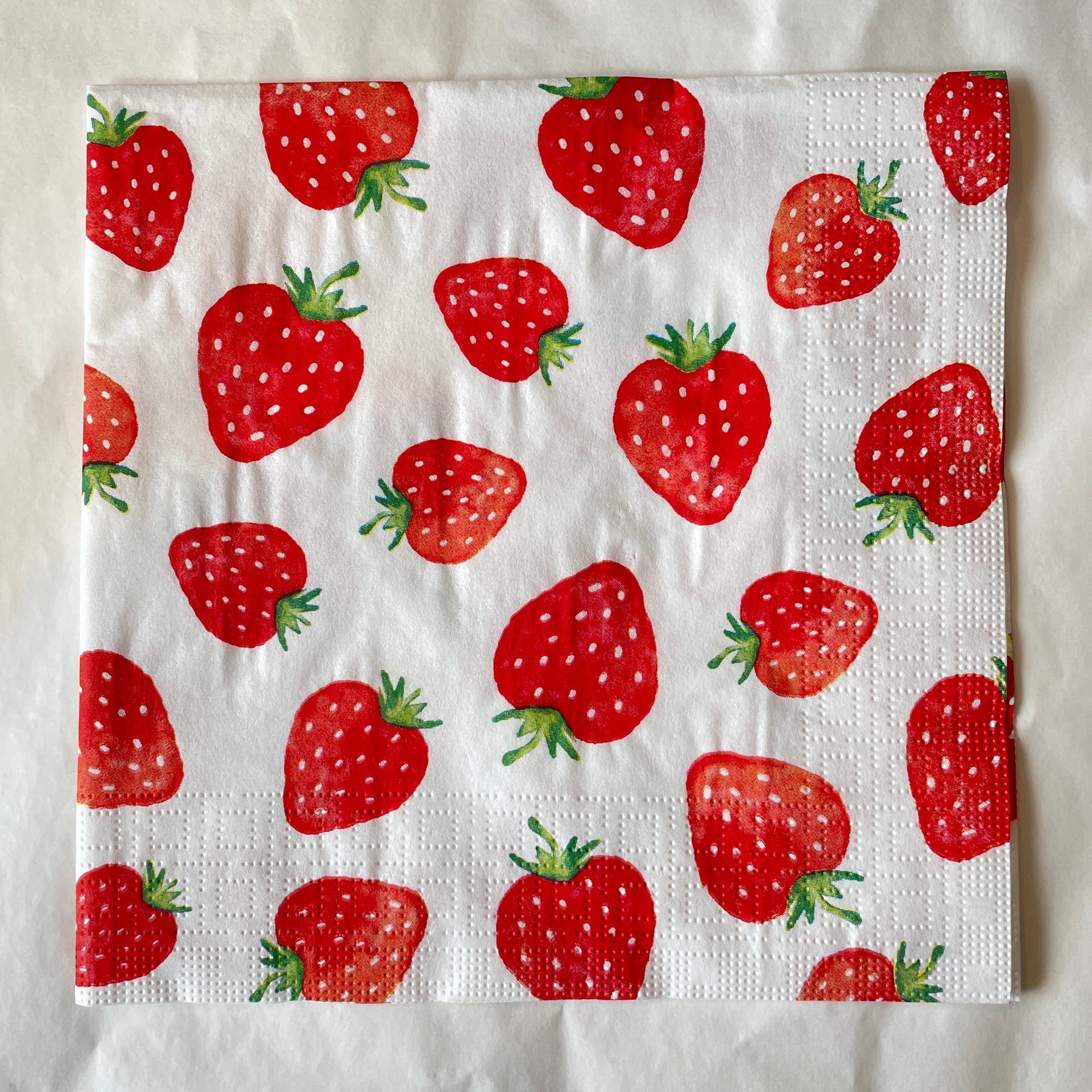 Napkin - Strawberries