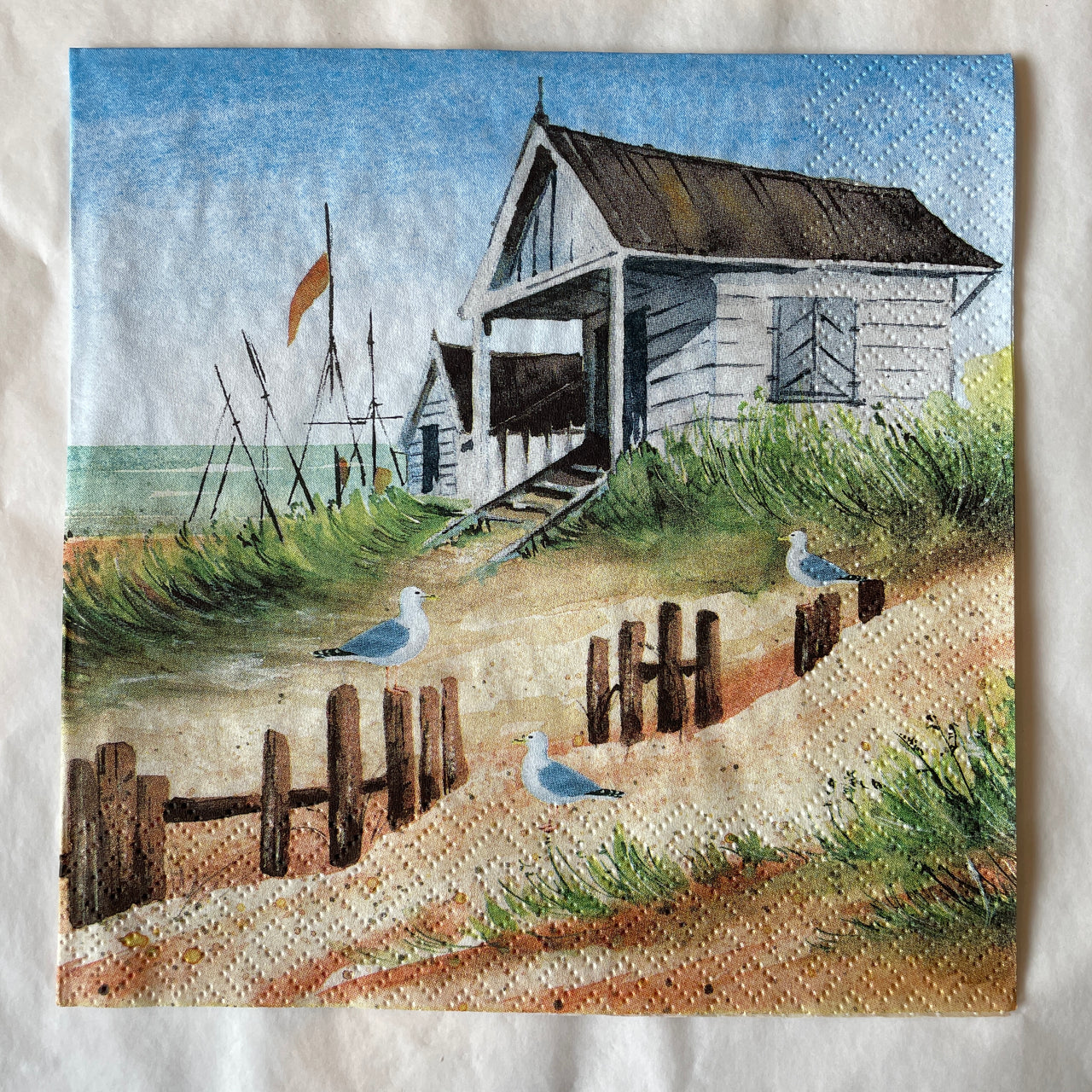 Napkin - Summer House on Sandy Seashore