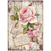 A4 Rice Paper - Sweet Time Rose