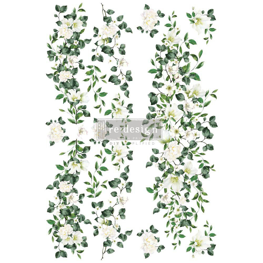 ReDesign Transfer - Trellis Flowers