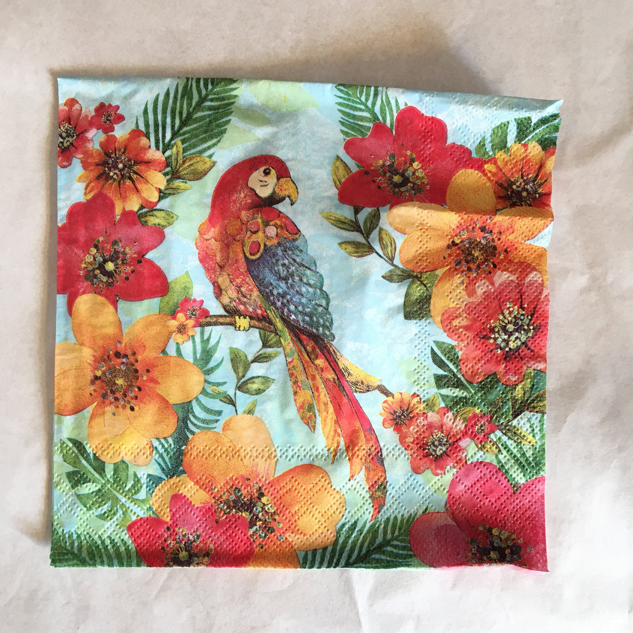 Napkin - Tropical Parrot