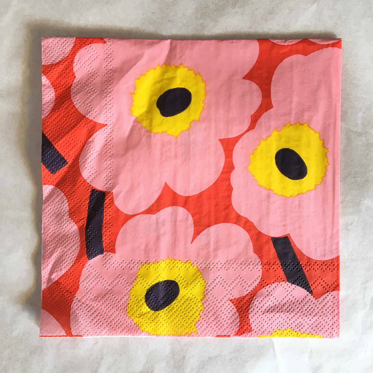 Napkin - Unikko Rose Orange