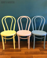 Pastel Bentwood Chairs
