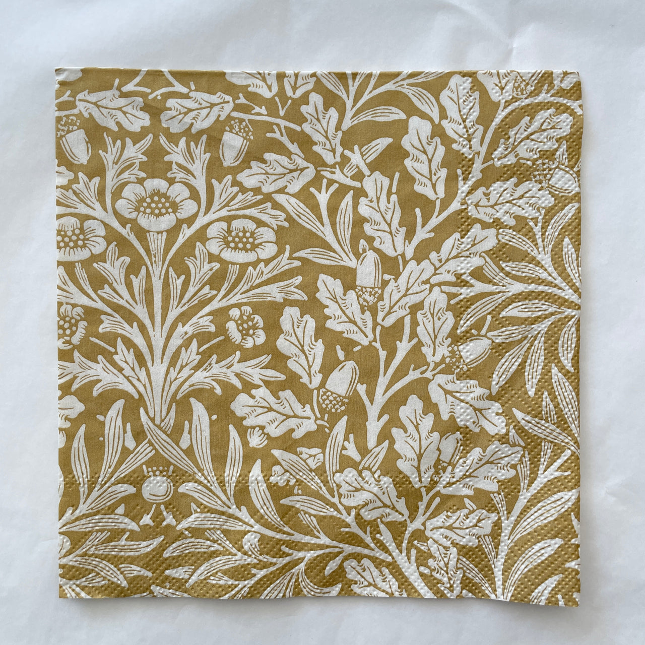 Napkin - V&A Acorn Gold Cream
