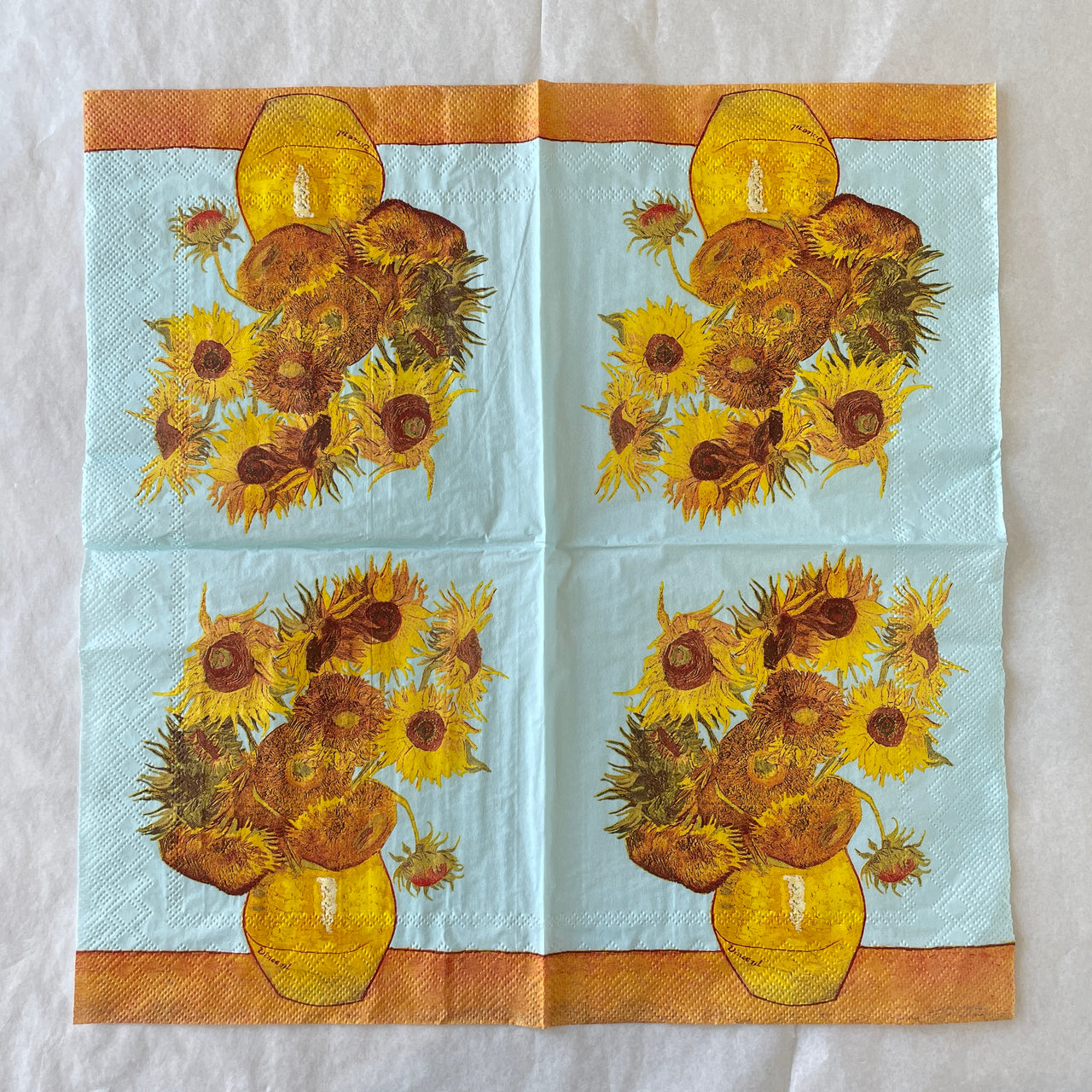 Napkin - Van Gogh Sunflowers