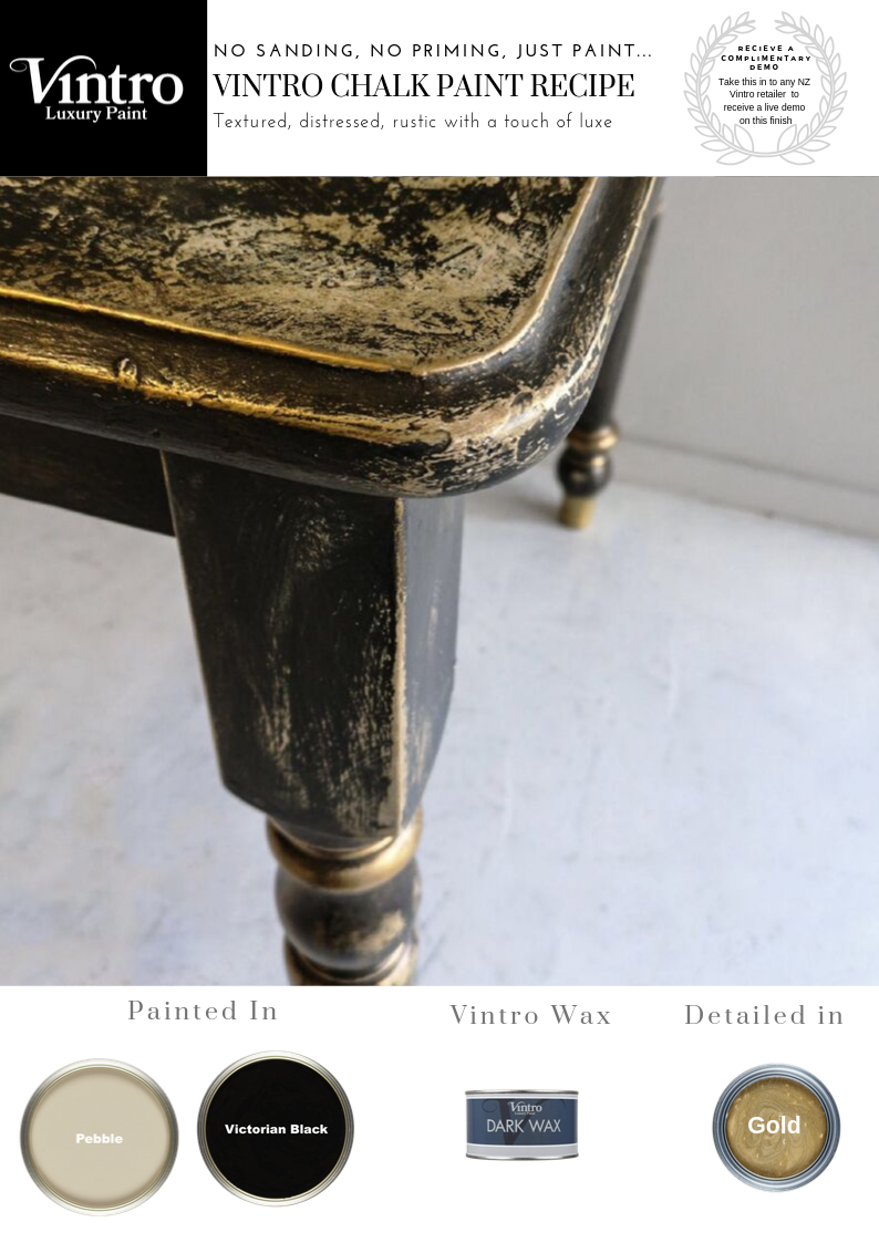 Rustic with a Touch of Luxe Paint Recipe