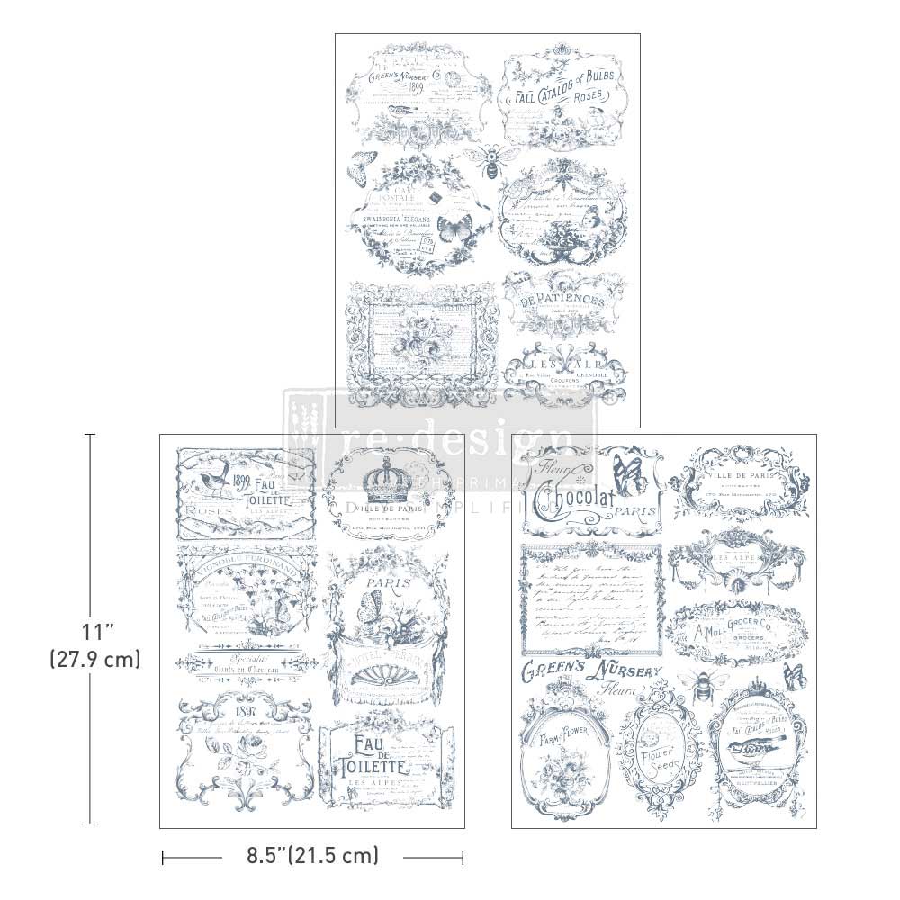 ReDesign Transfer Middy - Vintage Labels I