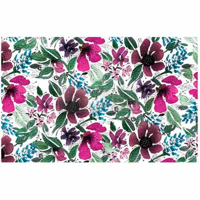 Watercolor Flora Tissue Paper