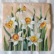 Napkin - White Narcissus