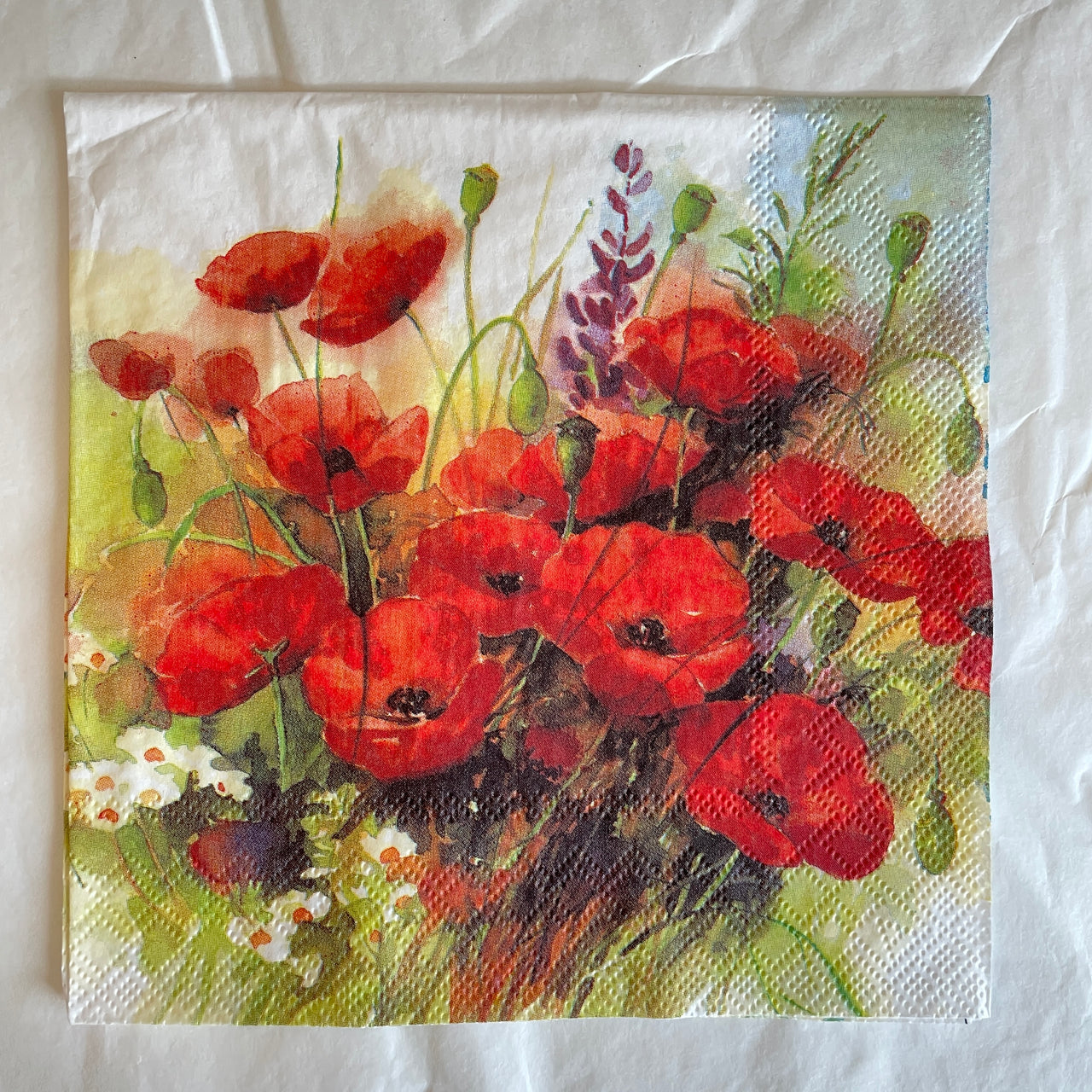 Napkin - Wild Poppies